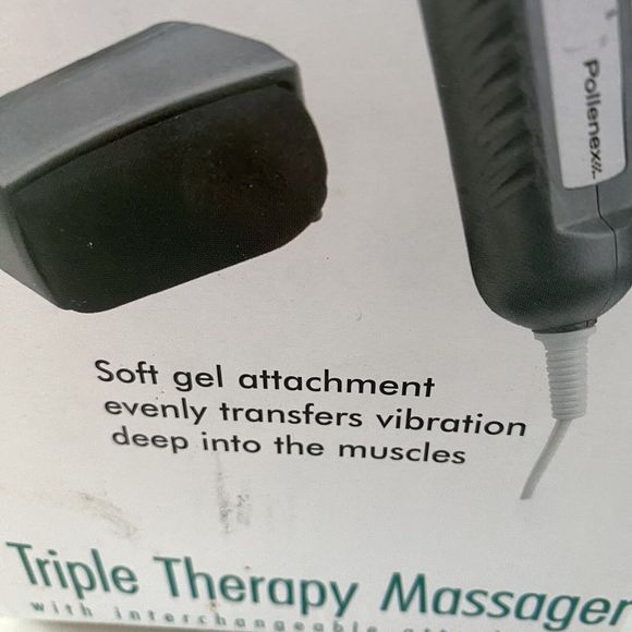 Pollenex Triple therapy massager Infrared Heated stone 2 vibration speeds - Picture 8 of 11